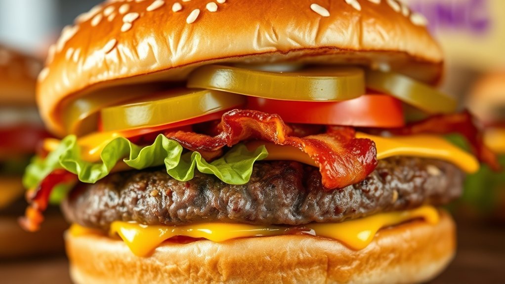 popular hearty burger options