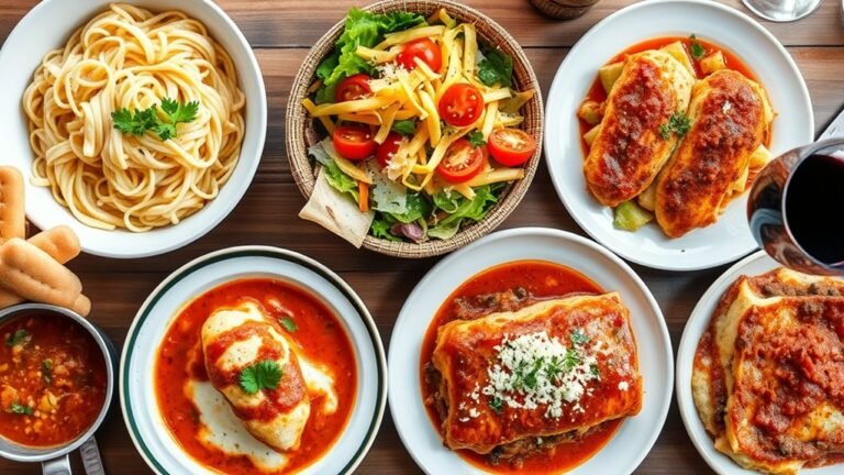 top six olive garden dishes