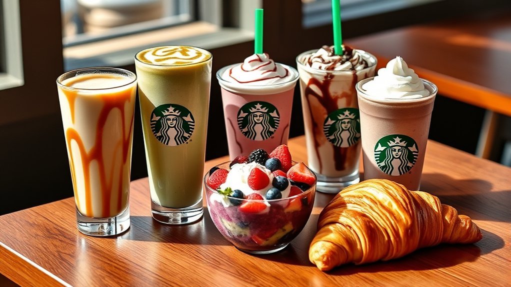 top starbucks menu picks